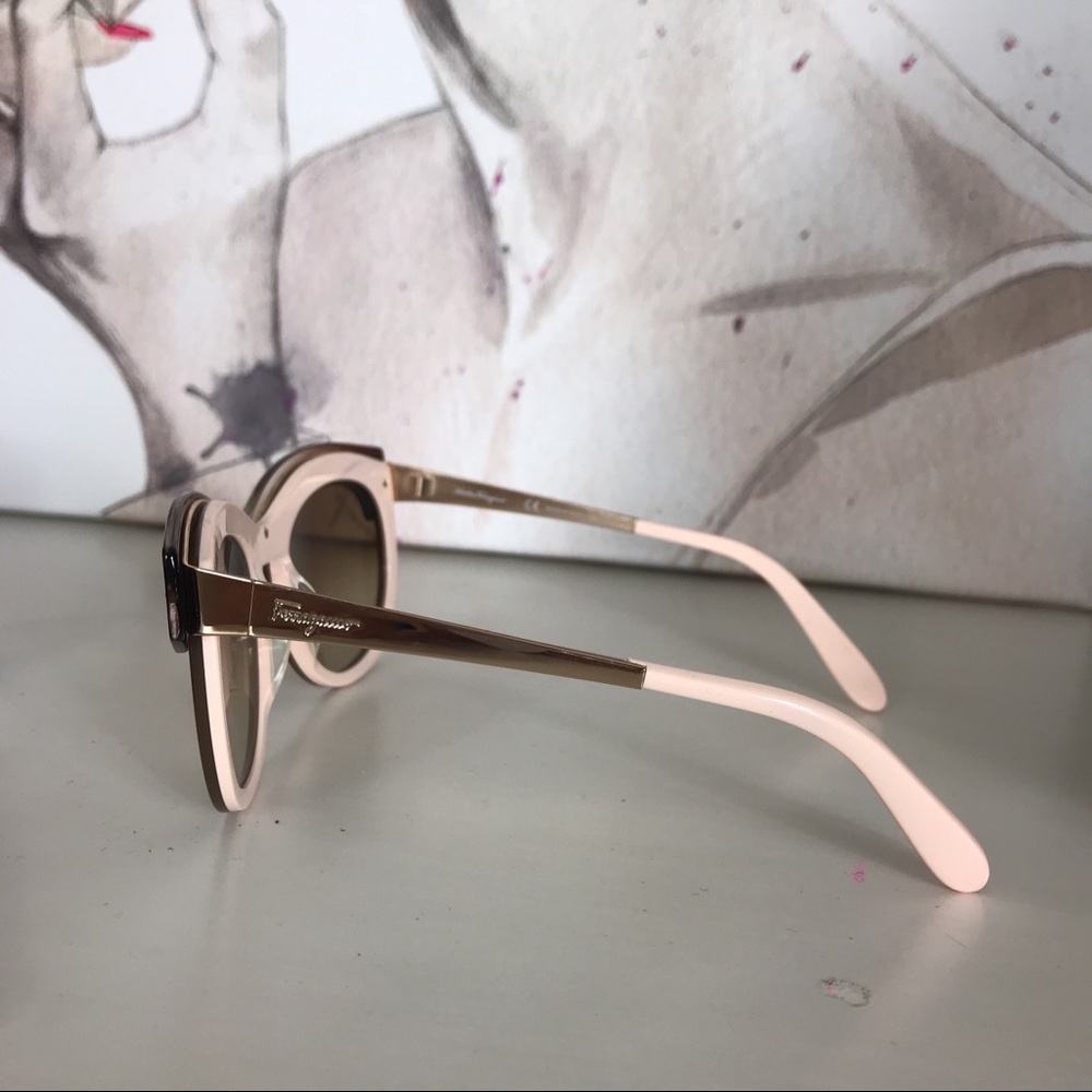 Salvatore Ferragamo Women’s Cat Eye Sunglasses - Picture 4 of 7